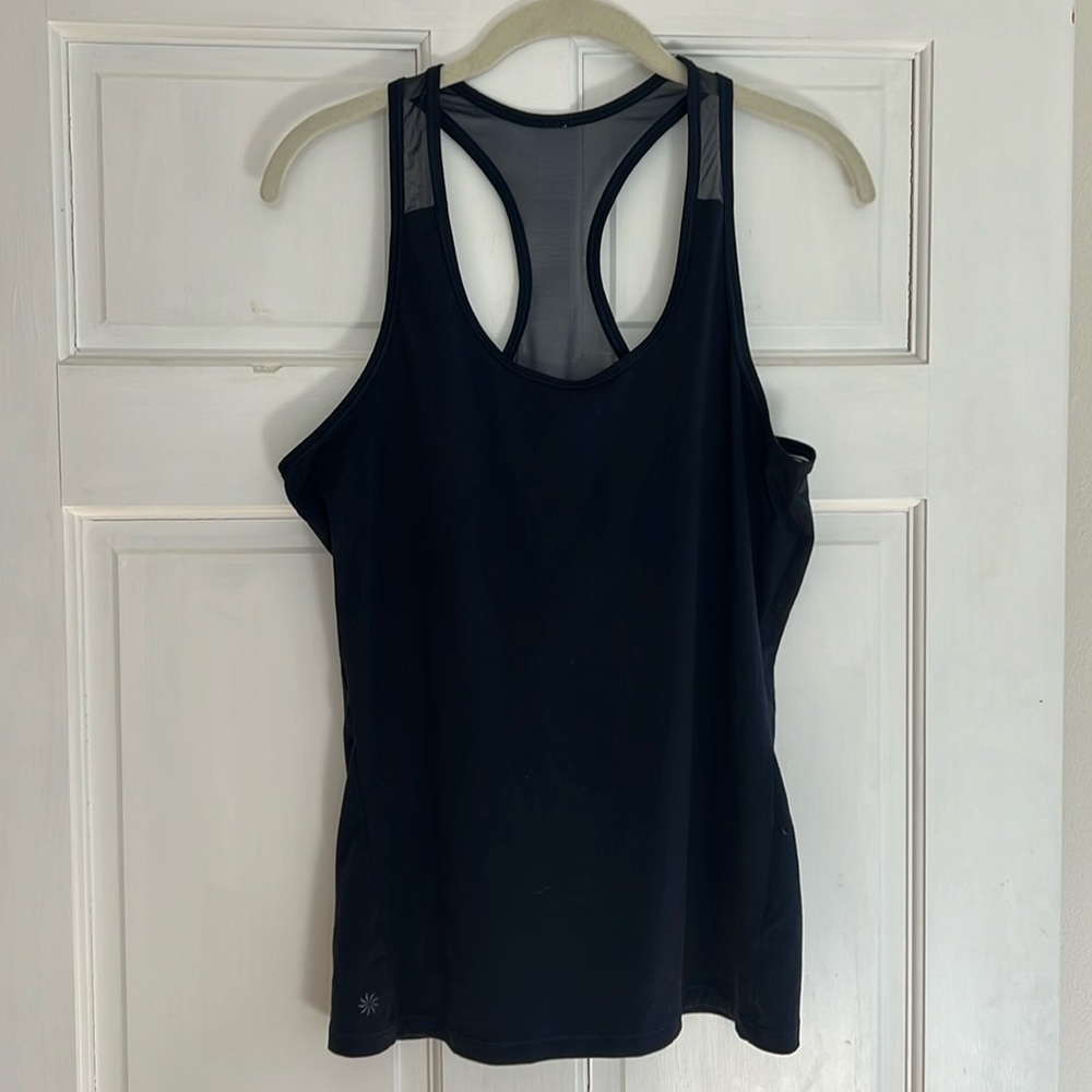 Athleta navy workout top